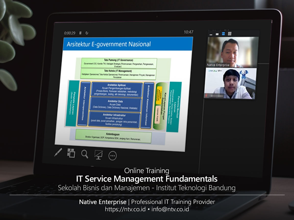 IT Service Management Fundamentals Online Training bersama SBM ITB